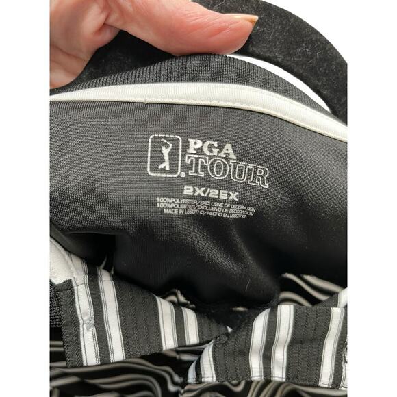 PGA Tour Short Sleeve Golf Shirts, Lot of 2 Blank and White XXL - Picture 4 of 7